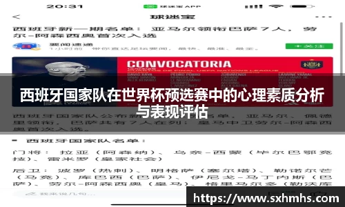 西班牙国家队在世界杯预选赛中的心理素质分析与表现评估